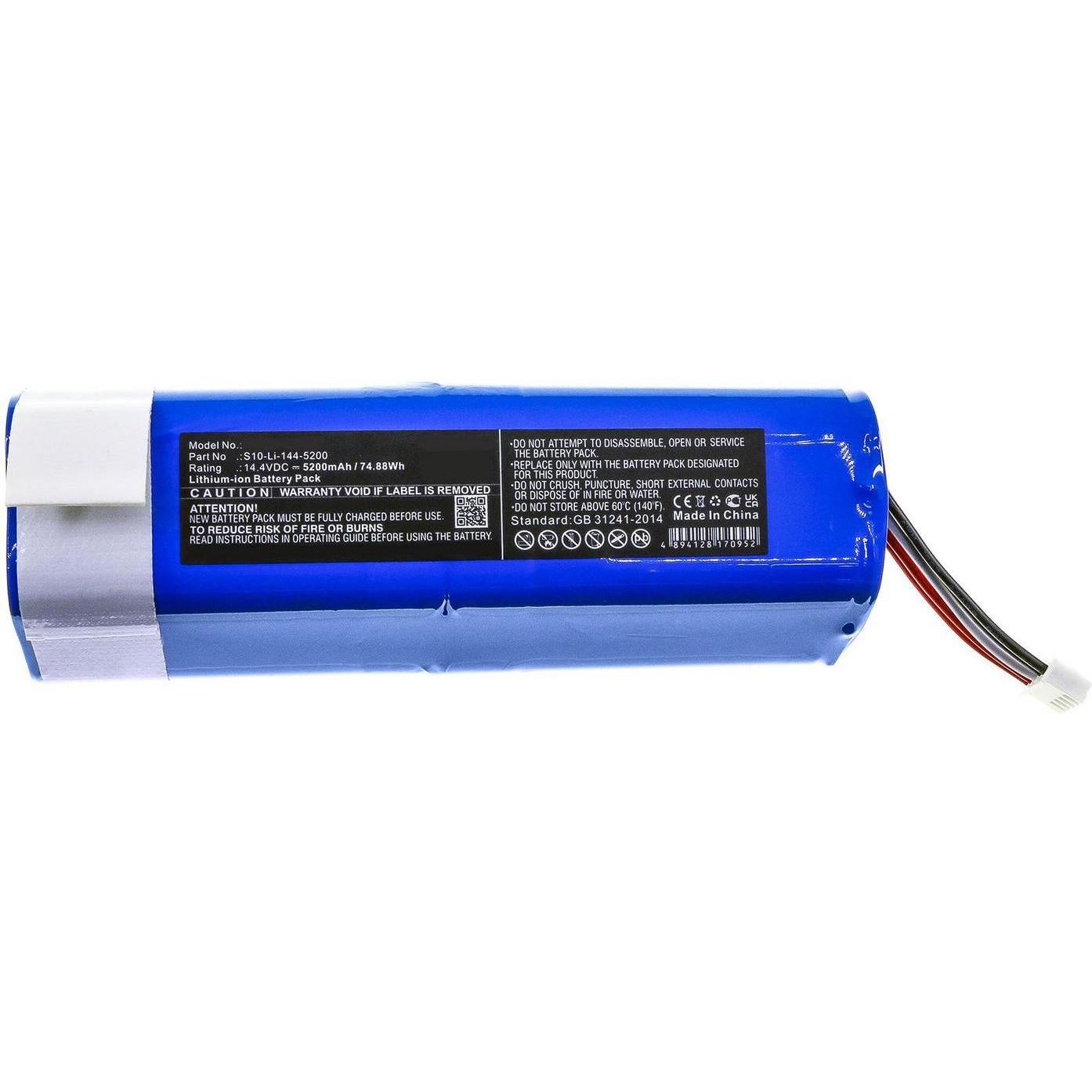CoreParts Battery for Ecovacs Vacuum, Staubsauger Roboter Zubehör, Blau