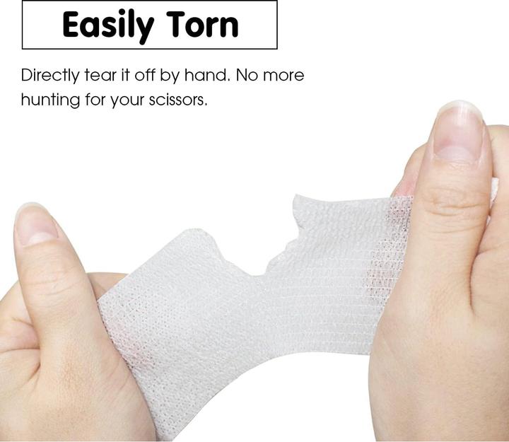 Actual product image ASMI 2 Stück selbsthaftender elastischer Pflasterverband (2 x)