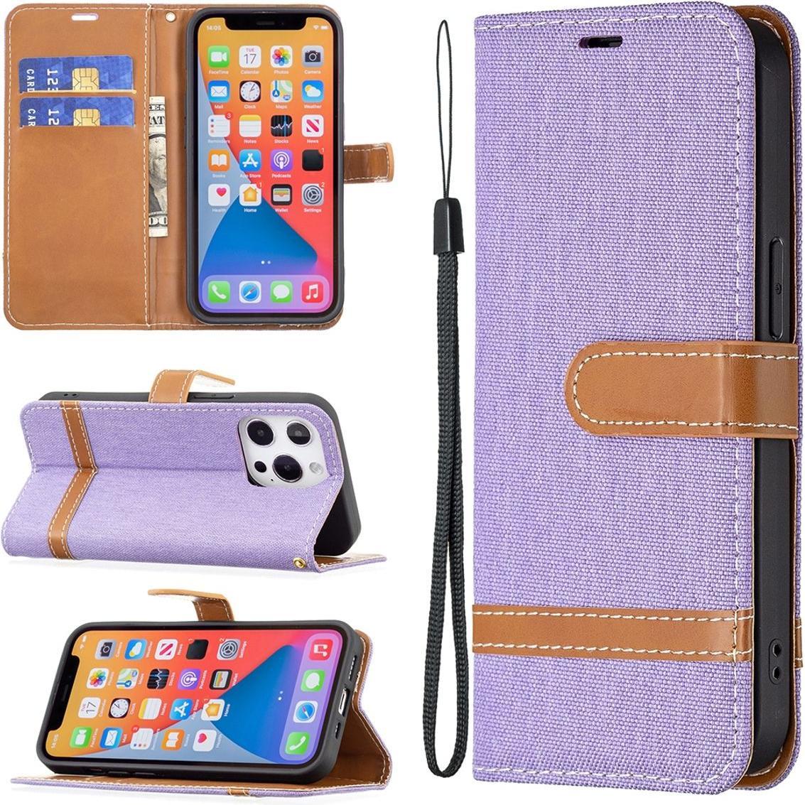 König Design Hülle Handy Schutz für Apple iPhone 13 mini Case Cover Tasche Etuis Violett Neu (Apple iPhone 13 mini), Sma...
