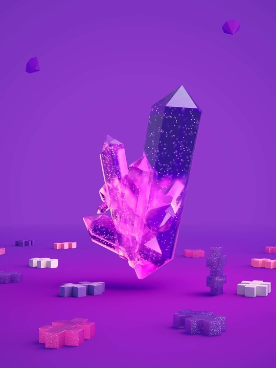 Actual product image Plus-Plus Creative building blocks glitter