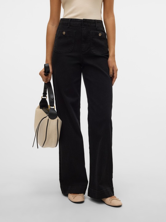 Produktbild Vero Moda VMKAYLA Hohe Taille Weiter Beinschnitt Jeans Weit geschnitten (W27/L32)