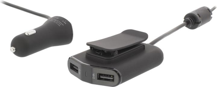 Produktbild Sweex Auto-Ladegerät 4-Ausgänge 9.6 A USB Schwarz