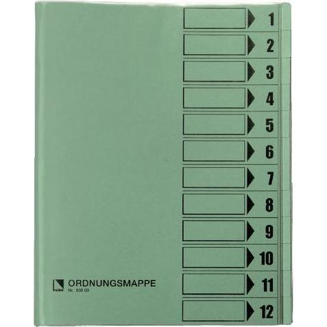Bene, Mappe, Ordnungsmappe Verwendung für Papierformat: DIN A4 Grammatur: 230 g/m² (A4, 1 x)