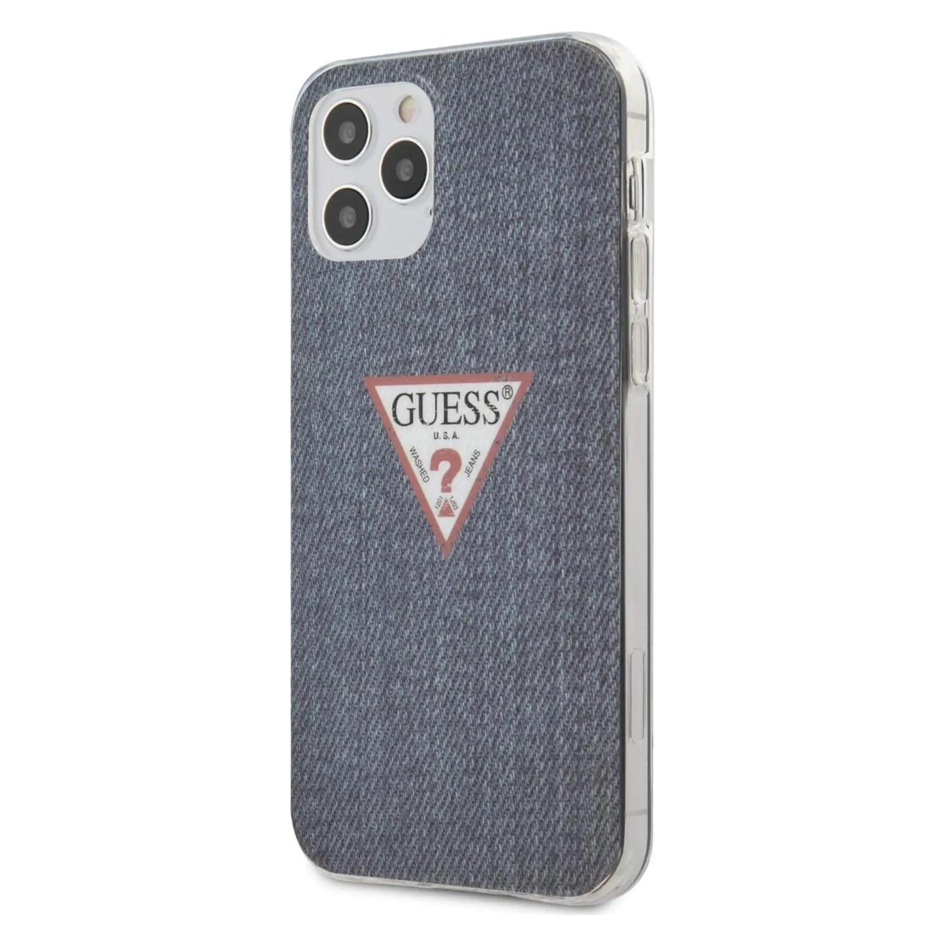 Guess Case (Apple IPhone 12 Pro Max), Smartphone Hülle, Blau