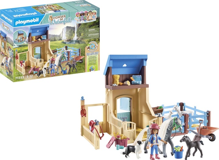 Actual product image Playmobil Amelia & Whisper with horse box (71353, Playmobil Horses of Waterfall)