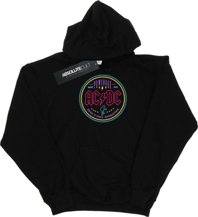 Produktbild AC/DC Circle Neon Kapuzenpullover Jungen (140, 146)
