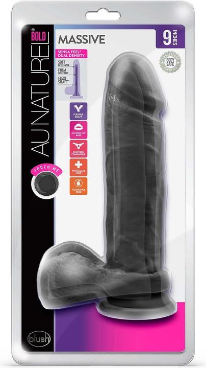 Actual product image Blush Au Naturel Bold Massive 9inch Dildo