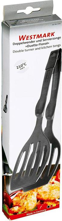 Image du produit Westmark Doppelwender u. Servierzange "Duetto Flonal", 29.5x7x2 cm