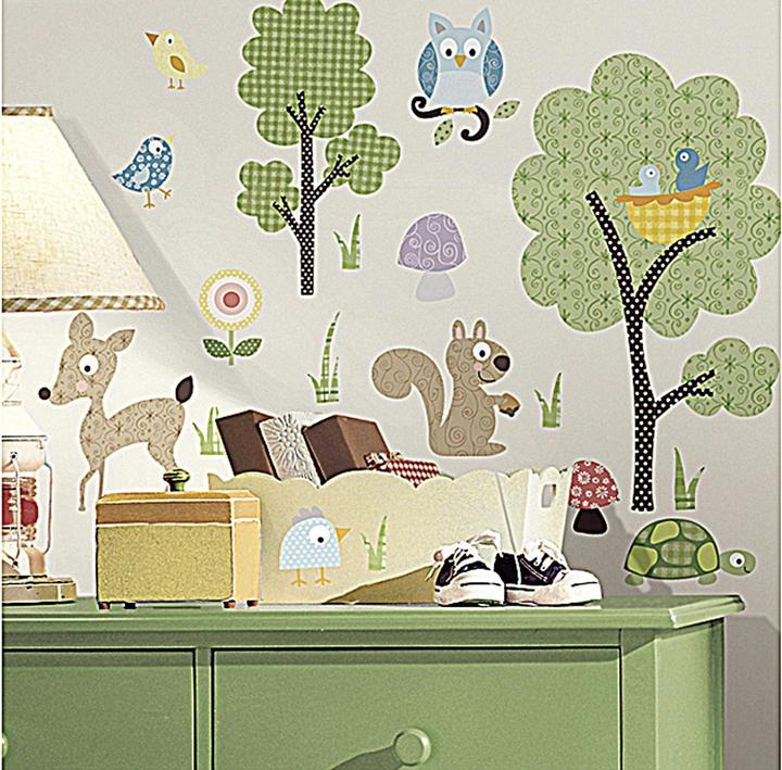 Produktbild Roommates RM - Waldtiere 2 (25.47 x 25.44 cm)