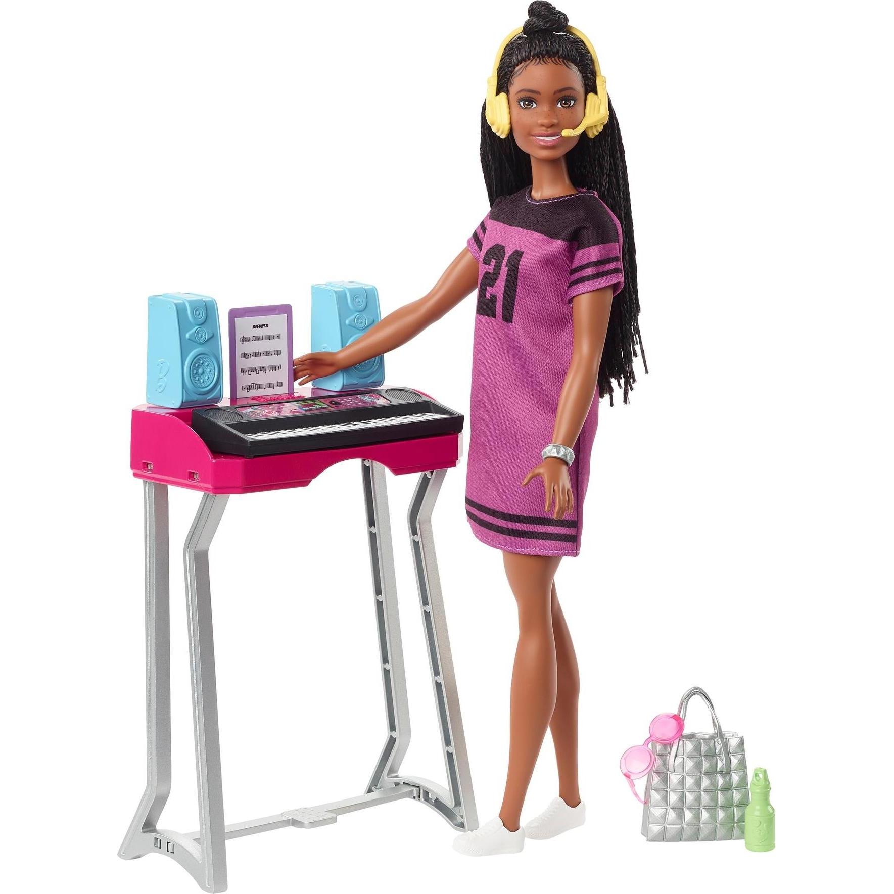 Barbie Big City, Big Dreams Brooklyn Aufnahmestudio Spielset mit Puppe