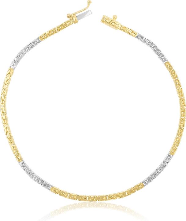Image du produit Muau Collier royal (19 cm, 750, Or blanc, Or jaune 18 carats)
