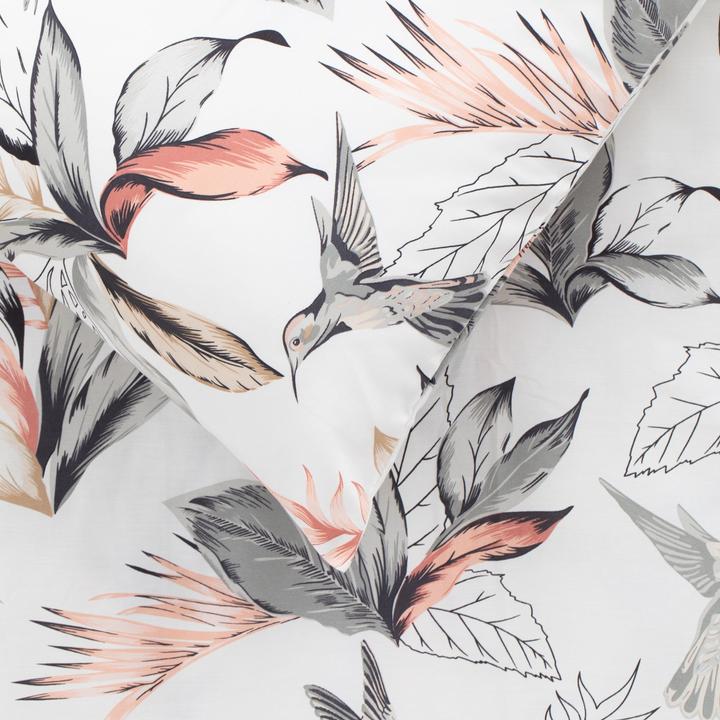 Actual product image Domoletti BED COV SET SATEEN FOLIAJE 200X220 (200 x 220 cm)