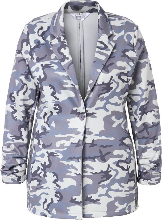 Produktbild Angel of Style Blazer, Camouflage, offene Form, 3/4-Ärmel (48)