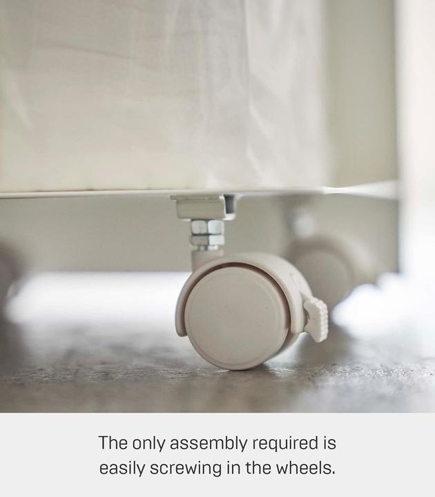 Actual product image Yamazaki Toilet roll storage with rolls TOWER