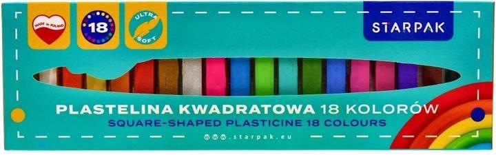 Starpak Plastilin 18 Farben quadratisch