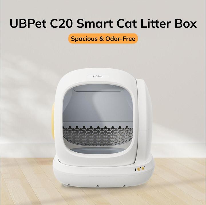 Actual product image UBPet Selbstreinigende Katzentoilette (Self-cleaning litter tray)