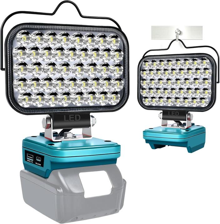 Gzyz LED Akku Baustrahler (5800 lm)