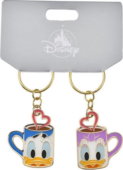 Actual product image Disney Donald & Daisy key ring pair