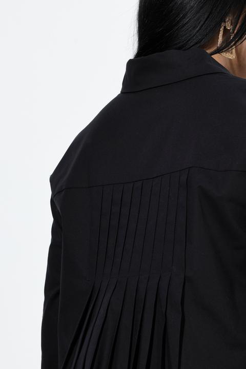 Immagine prodotto Ulla Popken Blusa dal taglio lungo e svasato con spacchetti, collo da camicia e maniche lunghe (60)