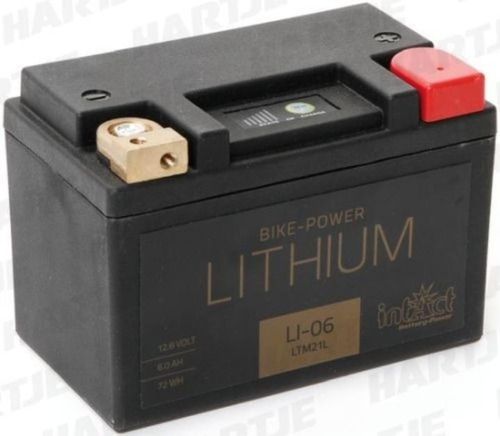 Immagine prodotto Intact Potenza della bicicletta al litio (12 V, 6 Ah, 330 A)