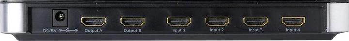 Actual product image Digitus DS-48300, Matrix HDMI Switch, 4 : 2 Port, up to 1080p