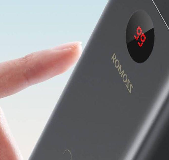 Productafbeelding Romoss Powerbank PEA40PF 40000mAh, 22,5W (zwart) (22.50 W, 148 Wh)