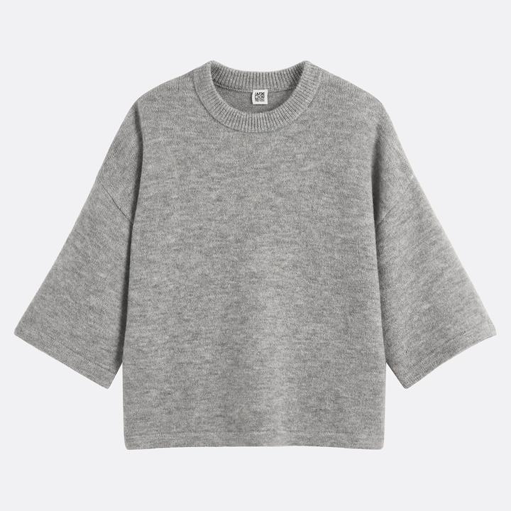 Produktbild La Redoute Collections Locker sitzender Pullover mit Rundhalsausschnitt aus Grobstrick (S)