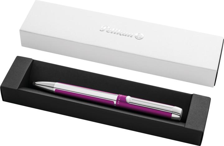 Image du produit Pelikan Stylo à bille Pura® Violet dans un étui cadeau (Violet, 1 x)