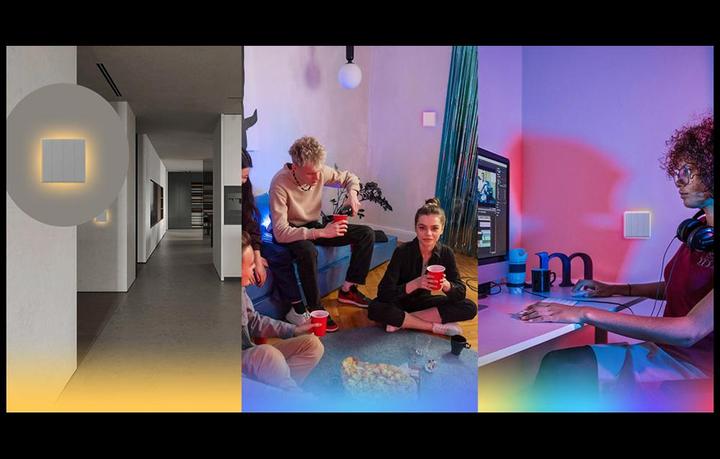 Image du produit Sonoff Commutateur Smart Wi-Fi Touch Wall TX T5 4C (4 canaux)