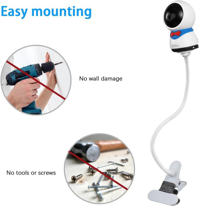 Produktbild Tiuihu Babyphone Clip Halterung für Boifun Babyphone