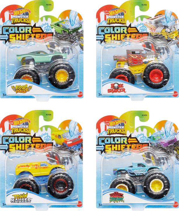 Actual product image Hot Wheels Monster Trucks Colour Shifters