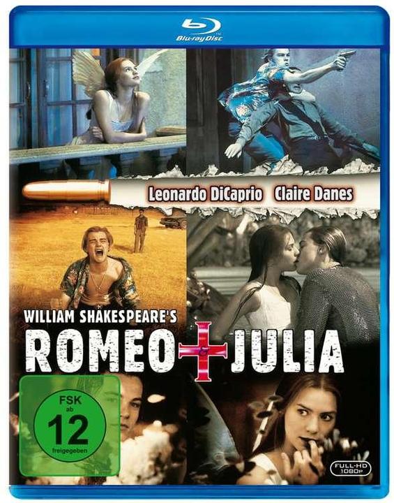 William Shakespeare's Romeo and Juliet (Blu-ray, 1996, German, French, English)