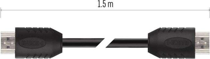 Image du produit Emos Câble HDMI haute vitesse 2.1 A mâle - A mâle 1,5m (1.50 m, HDMI, 2.1)