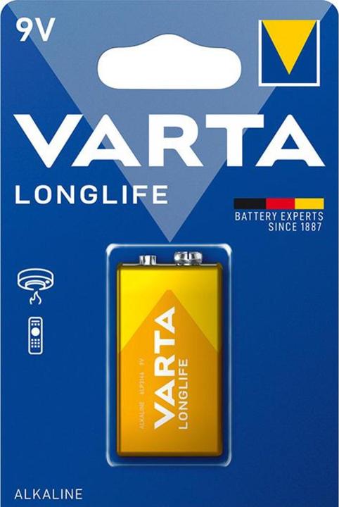 Produktbild Varta Longlife (1 Stk., 9V Block, 550 mAh)