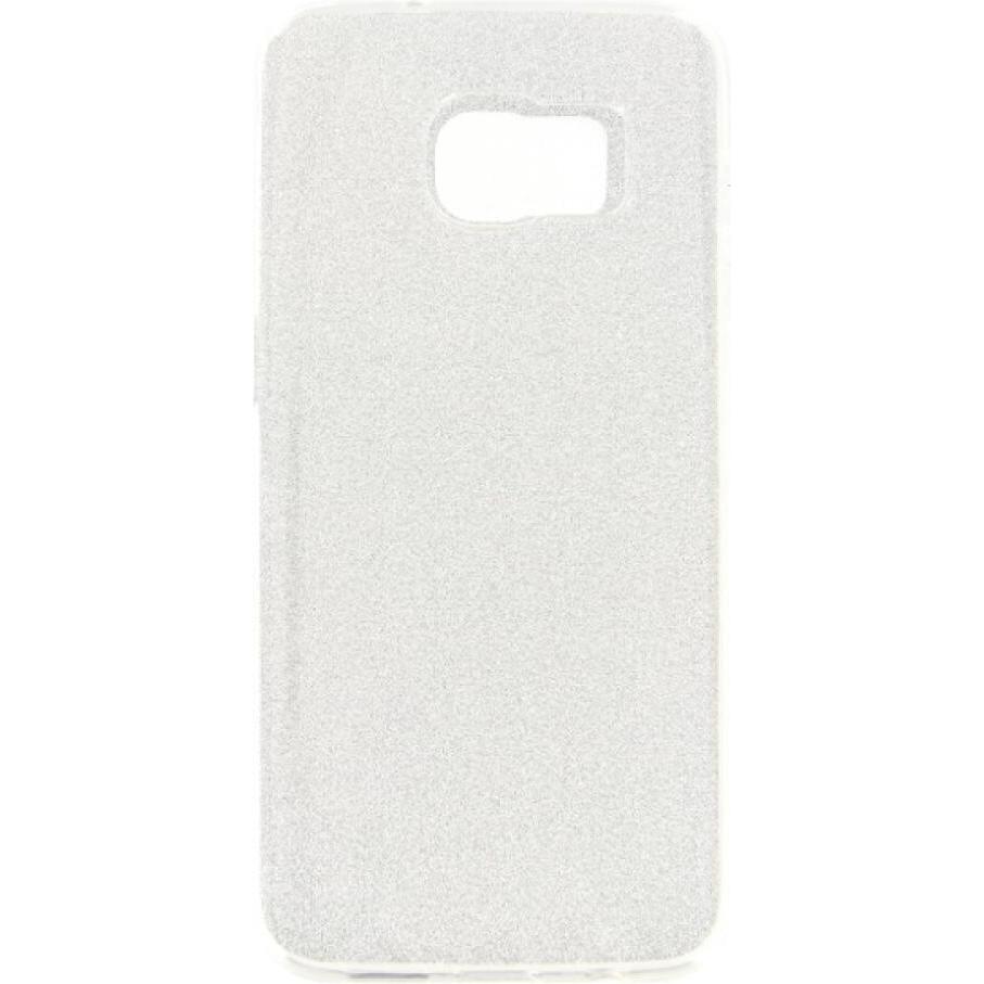 OEM TPU Case Glitter Samsung Galaxy S7 Edge silber (Samsung Galaxy S7 Edge), Smartphone Hülle, Silber