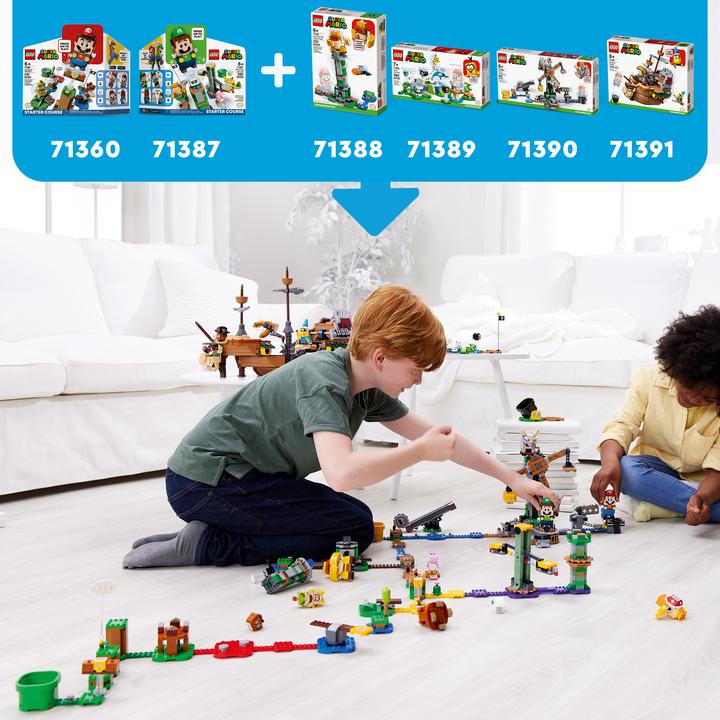 Produktbild LEGO Reznors Absturz- Erweiterungsset (71390, LEGO Super Mario)