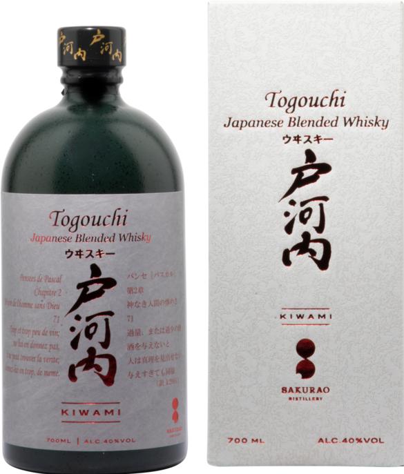 Immagine prodotto Togouchi Whisky giapponese miscelato Kiwami (Malto miscelato, Whisky giapponese, 1 x 70 cl)