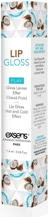 Actual product image Exsens Hot Kiss Lip Gloss Coconut 7,4ml