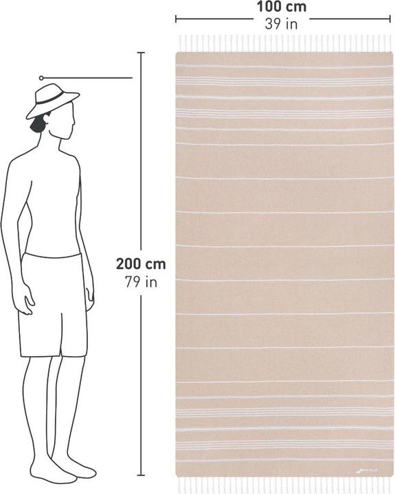 Image du produit Fit-Flip Drap de hammam (200 x 100 cm)