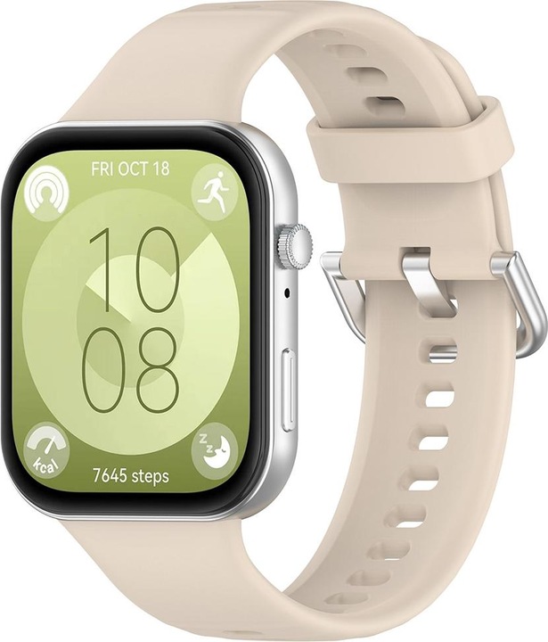 Techsuit - Watchband (W061) - Huawei Watch Fit 3 - Beige (Huawei Watch Fit 3)