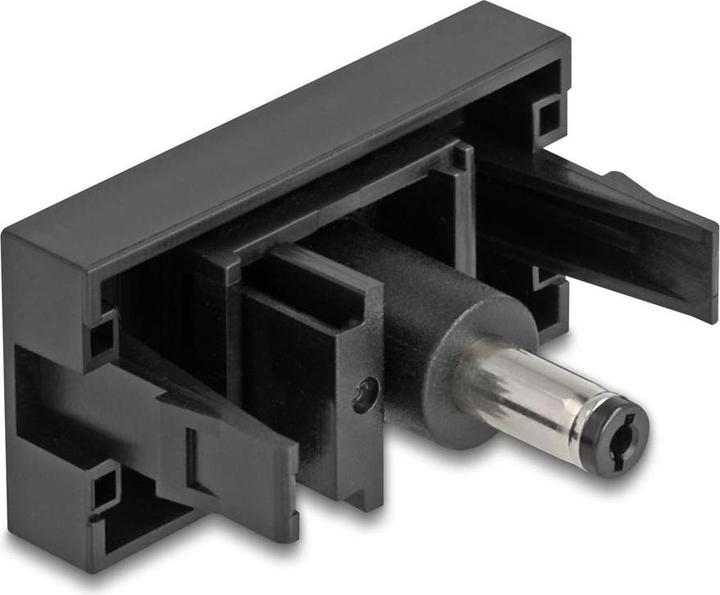 Actual product image Delock Easy 45 module DC 5.5 x 2.1 mm socket to DC 5.5 x 2.1 mm plug black