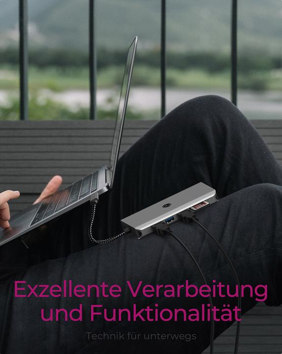 Produktbild Icy Box ICY BOX DockingStation mit 8K, Gigabit LAN & 100W PD IB-DK4061-CPD (USB-C, 12 Ports)