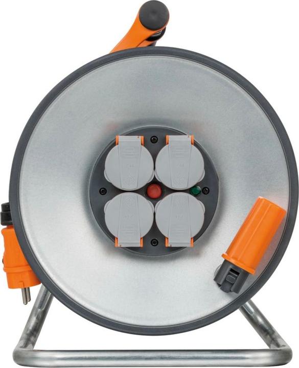 Produktbild Brennenstuhl Kabeltrommel 25 m Schwarz Schutzkontakt-Stecker 9191250100 (25 m, 1.50 mm²)