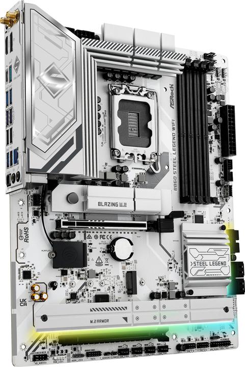 Productafbeelding AsRock B860 Steel Legend WiFi DDR5 Intel S detailhandel (LGA 1851, Intel B860, ATX)