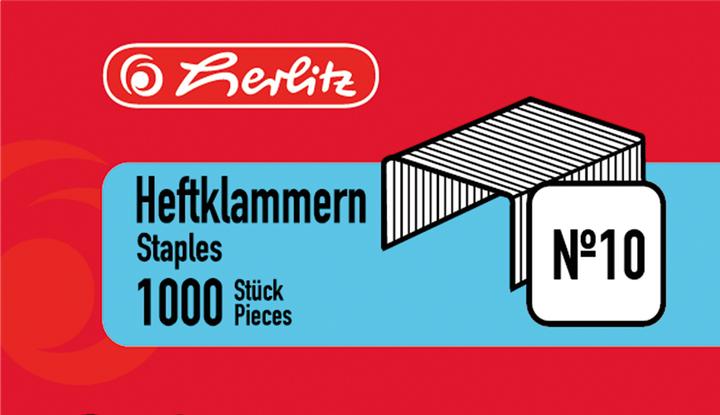 Image du produit Herlitz Agrafe No.10 zinguée boîte de 1000 pièces (1 x)