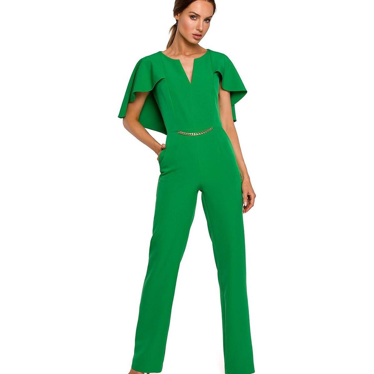 Made of Emotion, Damen, Jumpsuit, 905899, Grün, (XL)