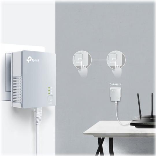 Actual product image TP-Link TL-PA4010 Kit (600 Mbit/s)