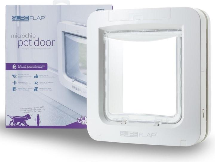 Produktbild SureFlap Katzentüre XXL (Mikrochip Katzenklappe)