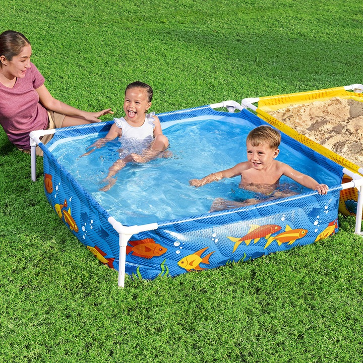 Image du produit Bestway Ma première piscine à cadre et bac à sable