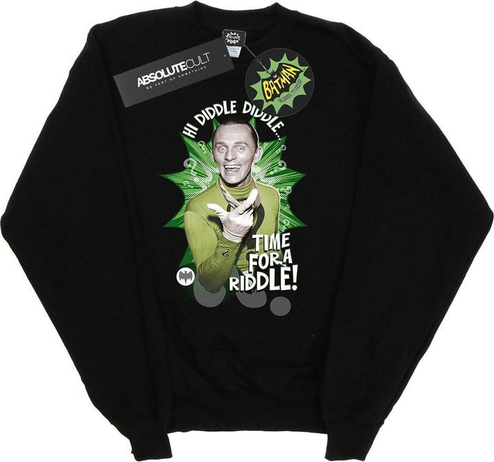 Immagine prodotto Felpa in cotone della serie TV di Batman The Riddler Time a Riddle (XXL)